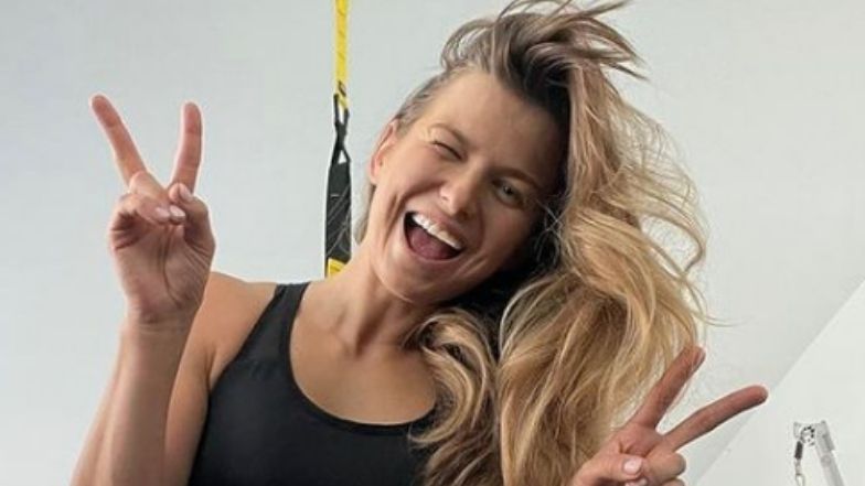 Anna Lewandowska prezentuje pół twarzy Laury