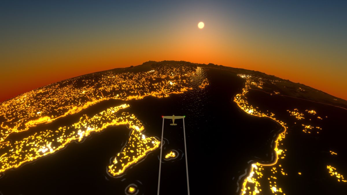 Miniaturowa wersja planety wygląda zachęcająco.