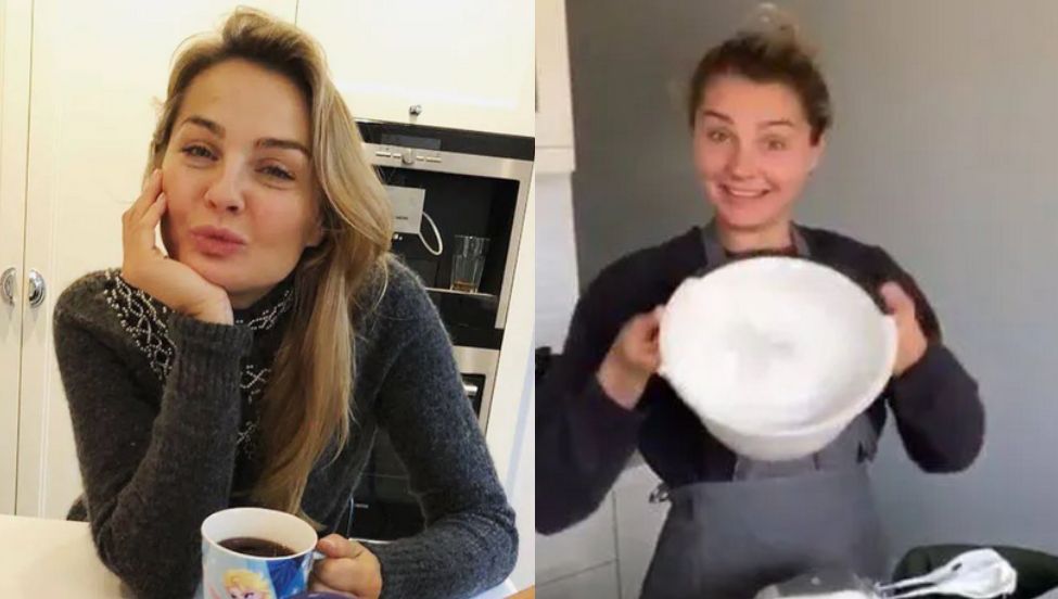 Socha pokazała kuchnię i zaczęła gotować. "Powiem tak — rodzina je"