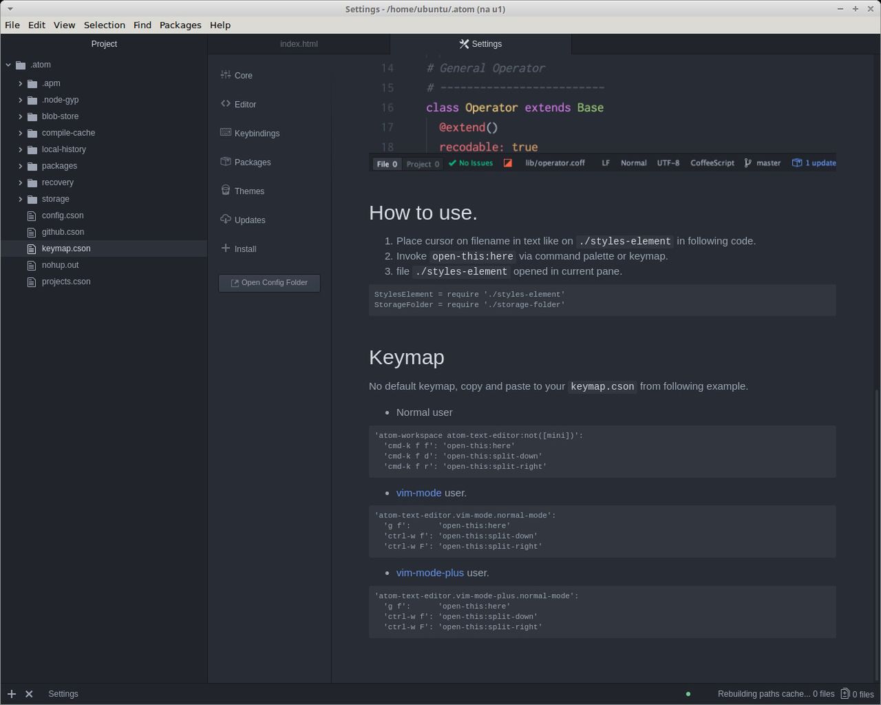Open-this to pakiet bardzo przydatny, ale trochę kłopotliwy w konfiguracji