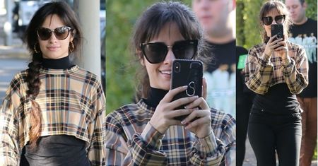 Promienna Camila Cabello przemierza ulice Hollywood, rozmawiając przez FaceTime z Shawnem Mendesem (ZDJĘCIA)
