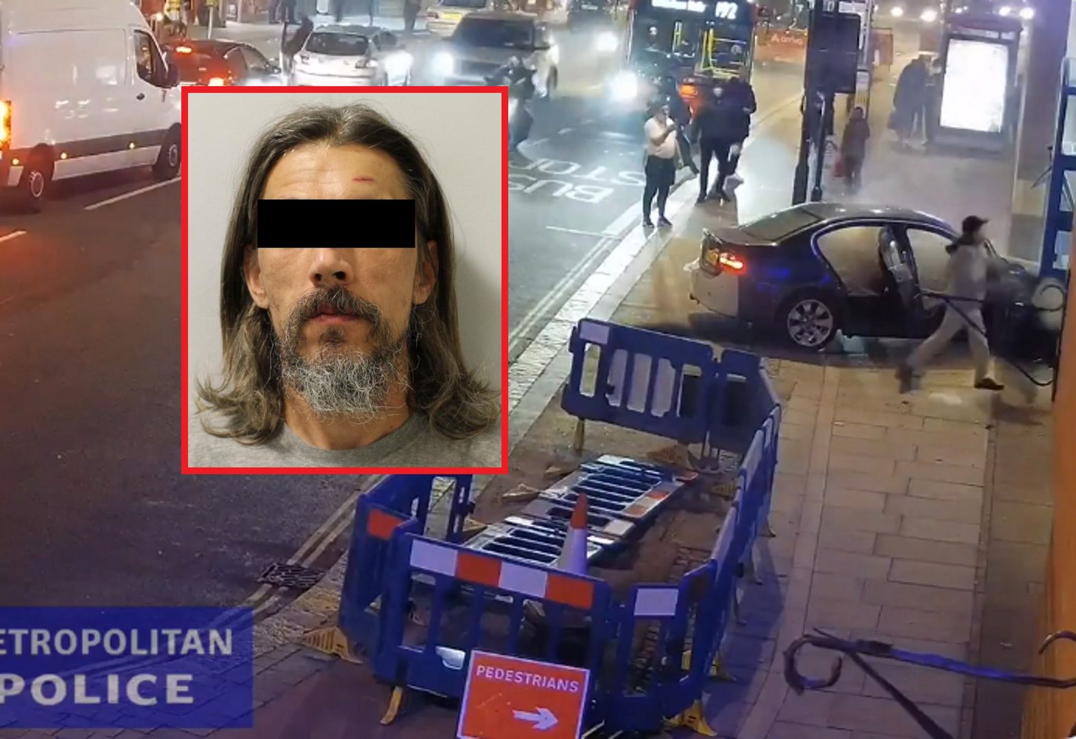 Atak Polaka na komisariat w Londynie. Miał "uraz do policji"