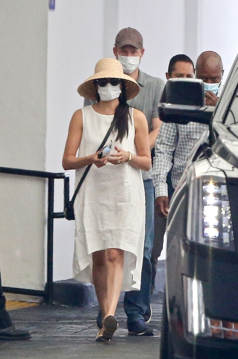Harry i Meghan opuszczają spotkanie w Beverly Hills