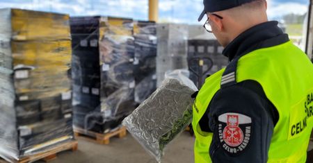 Odkrycie przy granicy z Litwą. W ciężarówce miały być wina z Hiszpanii