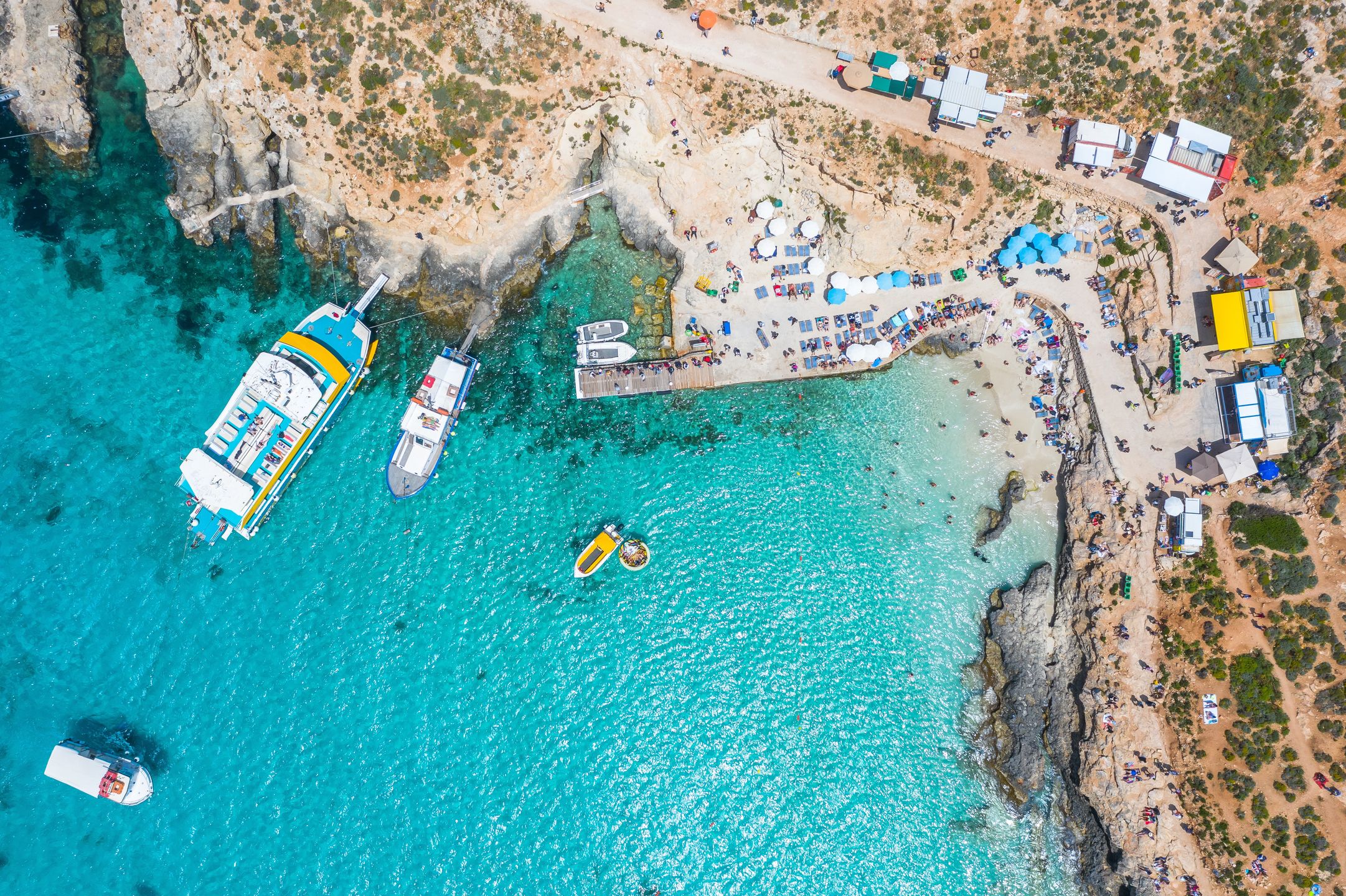 Comino z lotu ptaka