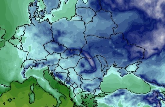 Mroźne powietrze nad Europą