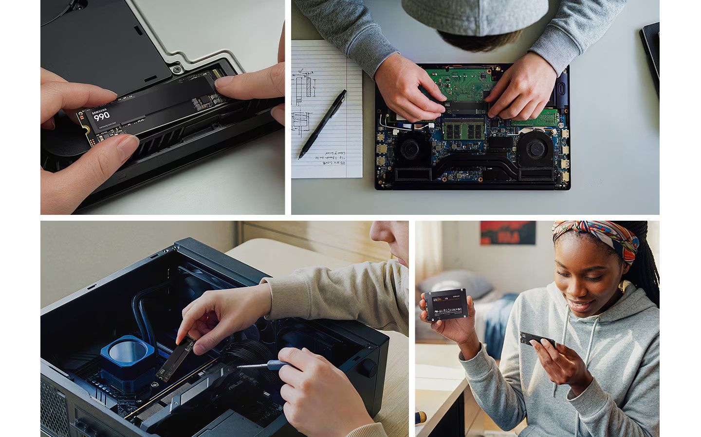 Samsung SSD 990 sprawdzi się w komputerach i laptopach