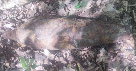 Pocisk moździerzowy znaleziony w lesie. Interweniowali saperzy