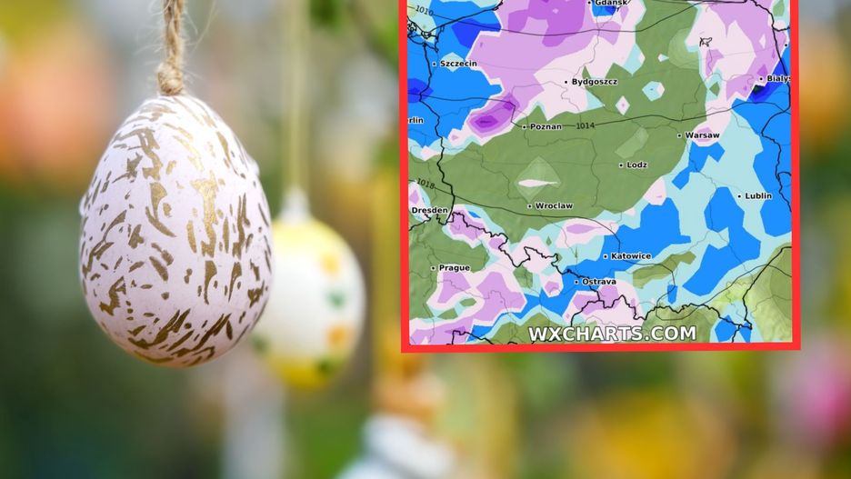 Pogoda na Wielkanoc 2023. Wstępne prognozy synoptyków nie są optymistyczne