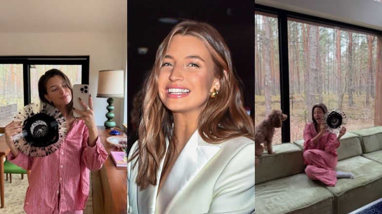 Julia Wieniawa chwali się widokami z leśnej chatki