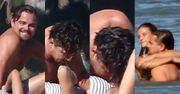 DiCaprio całuje się na plaży z nową dziewczyną! (ZDJĘCIA)