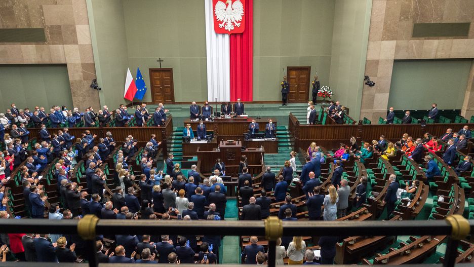 Sejm. Posłowie zebrali się an Wiejskiej na jednodniowym posiedzeniu (zdjęcie ilustracyjne)