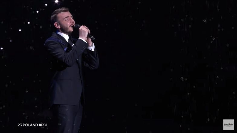 Eurowizja 2022 - tak wyglądał finałowy występ Krystiana Ochmana