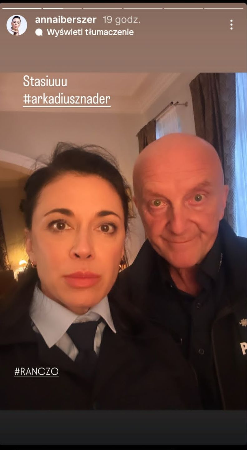 Anna Iberszer i Arkadiusz Nader na planie nowego "Rancza"