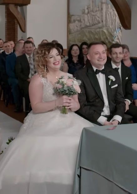 Agnieszka i Damian na ślubie