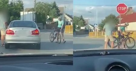 Szok, co zrobił kierowca. A to nie była zwykła rowerzystka