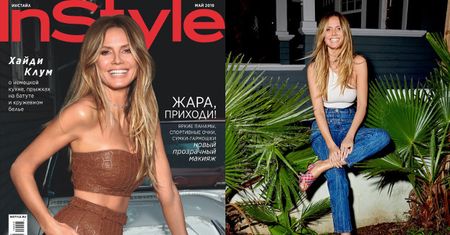 Roześmiana Heidi Klum pozuje dla rosyjskiego magazynu