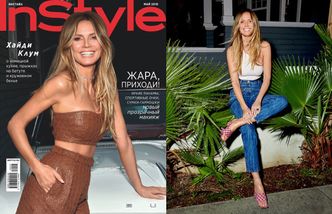 Roześmiana Heidi Klum pozuje dla rosyjskiego magazynu