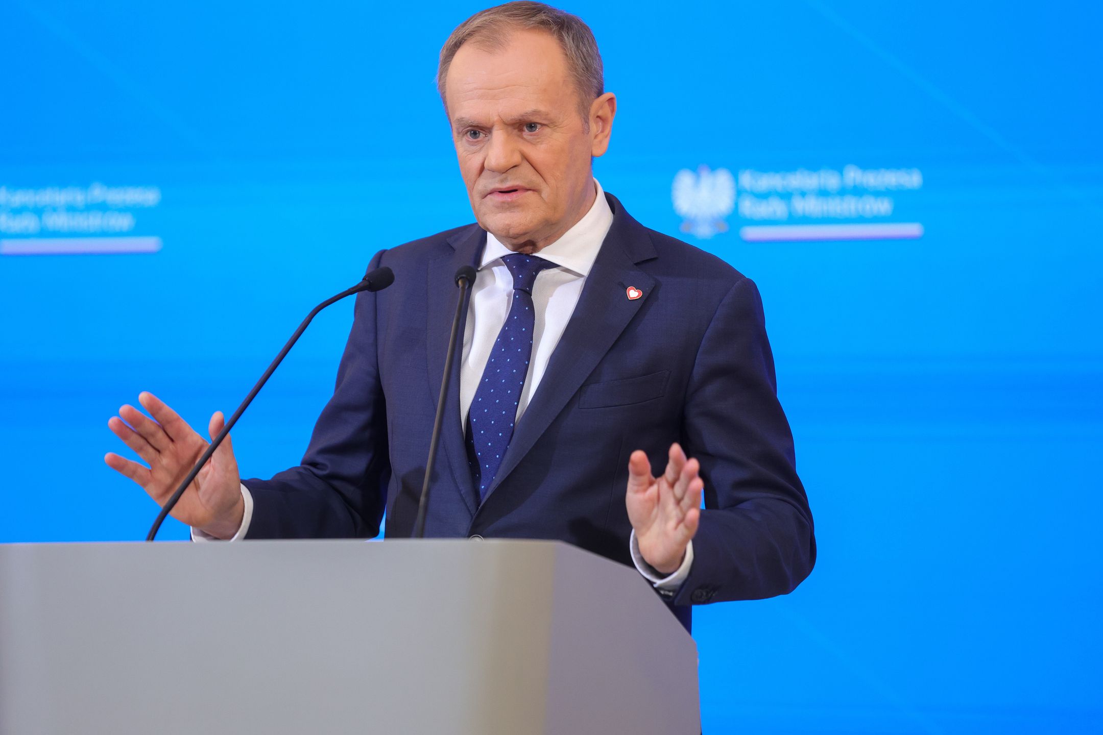 Donald Tusk
Warszawa, 30.01.2024. Premier Donald Tusk podczas konferencji prasowej po posiedzeniu rz�du, 30 bm. w KPRM w Warszawie. (mr) PAP/Rafa� Guz
Rafa� Guz
konferencja, kprm, po posiedzeniu rz�du, polityk polityka, posiedzenie, prasowa, rada ministr�w, rz�d, rz�du