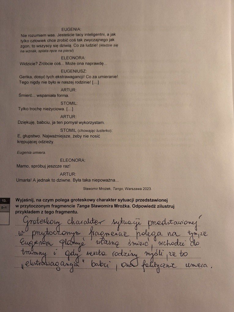 Matura 2025 z języka polskiego. Odpowiedzi do arkusza CKE