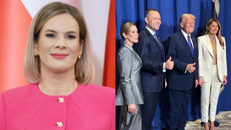 Marta Nawrocka zachwyciła podczas spotkania z Trumpami
