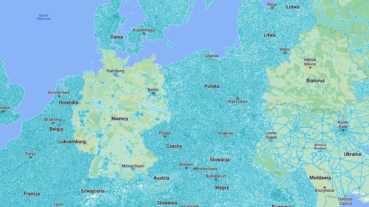 Niemcy w Google Maps