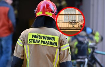 Dziecko w pułapce na balkonie. Włożyło głowę między szczebelki