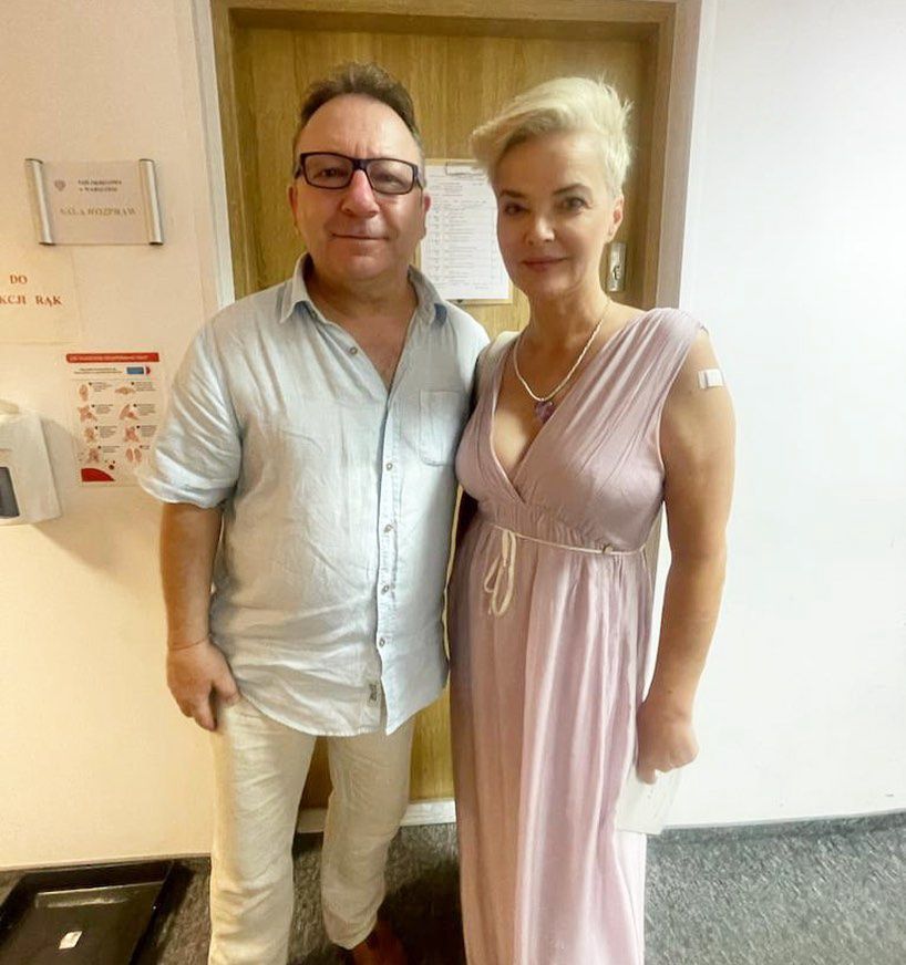 Monika Richardson i Zbigniew Zamachowski