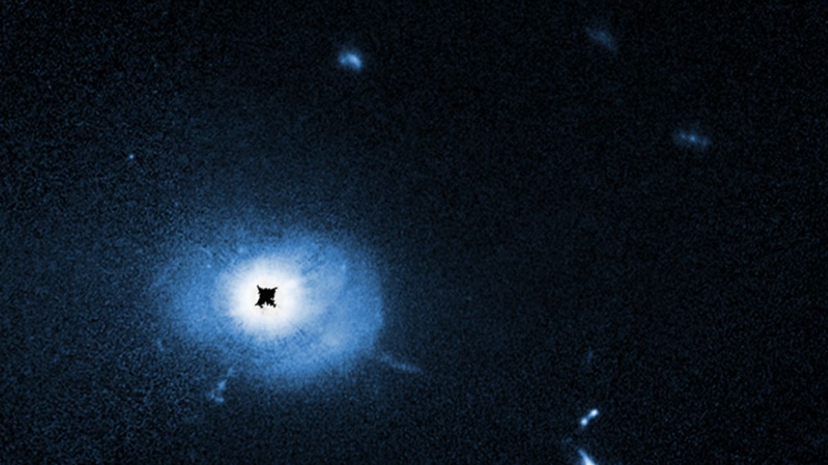 Teleskop Hubble'a z bliska przygląda się kwazarowi
