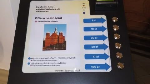 W kościele na Nikiszowcu pojawił się ofiaromat