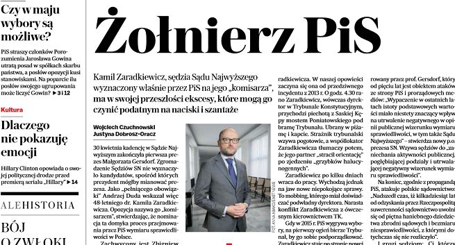Wojciech Czuchnowski o zarzutach ws. ujawnienia orientacji seksualnej szefa Sądu Najwyższego Kamila Zaradkiewicza: absurd i hipokryzja
