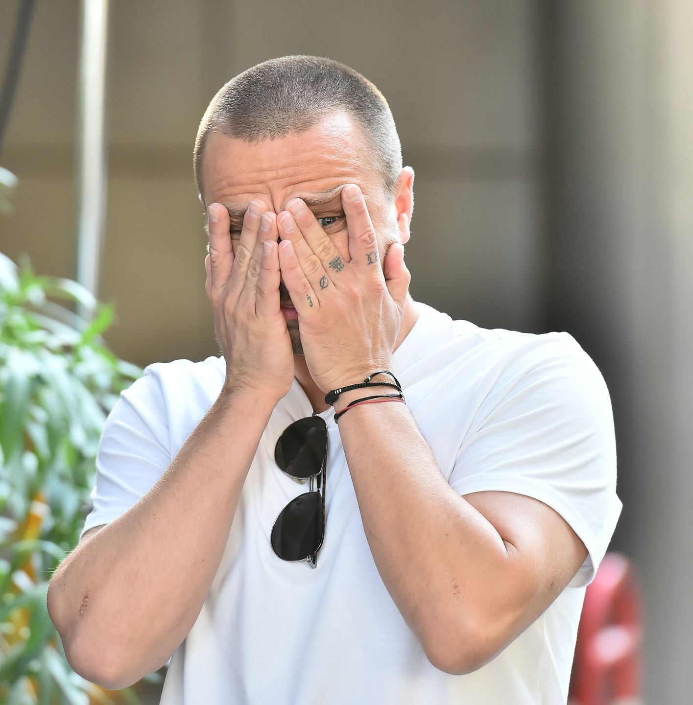 Marcin Hakiel i Dominika przed "Dzień Dobry TVN"
