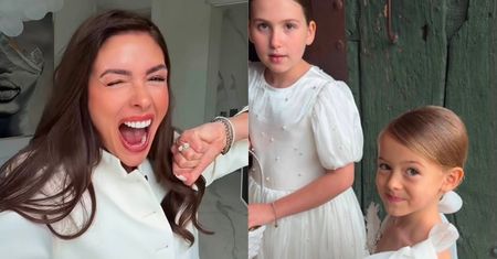 Klaudia Halejcio pochwaliła się ślubnymi kreacjami PASIERBICY i 5-letniej córki: "NAJSŁODSZE" (FOTO)
