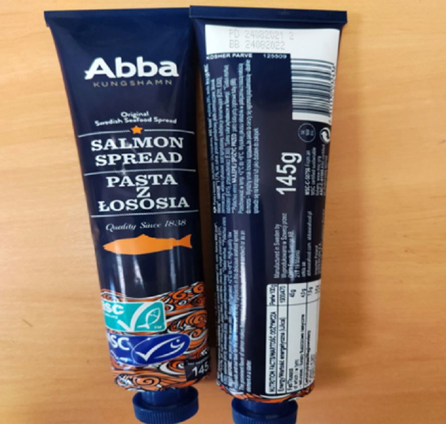 Wycofanie pasty łososiowej firmy Abba