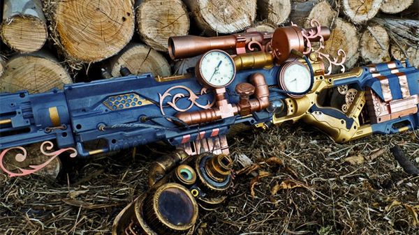 Steampunkowa snajperka domowej roboty - robi wrażenie! 1