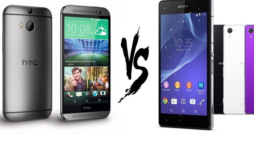 HTC One (M8) vs Sony Xperia Z2. W którym ekran i głośniki są lepsze? 1