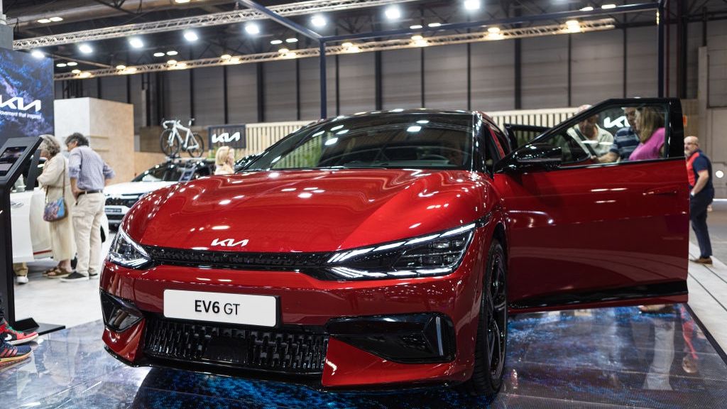 Madrid Car Experience 2024
MADRID, SPAIN - MAY 25: KIA EV6 GT presented at Madrid Car Experience, Madrid's motor show, at the Feria de Madrid Ifema, on 25 May, 2024 in Madrid, Spain. From May 22 until May 26, arrives at Ifema the car show to see the latest news and bets of the brands in an environment of entertainment, music and gastronomy. (Photo by David Benito/Getty Images)
David Benito