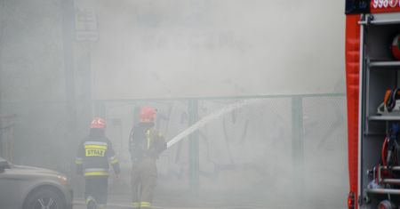 Piorun uderzył w przedszkole w Warszawie. Wybuchł pożar