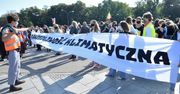 Warszawa. Trwa protest "Cała Polska dla sprawiedliwości klimatycznej"