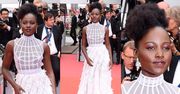 Anielska Lupita Nyong'o na czerwonym dywanie w Cannes