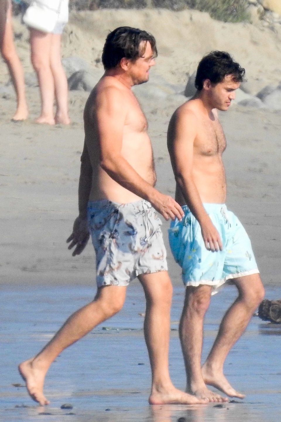 Leonardo DiCaprio smaży się na plaży