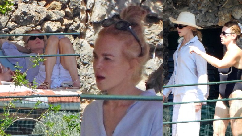 Naturalna Nicole Kidman byczy się na urlopie we Włoszech
