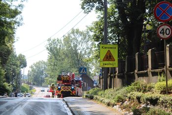 Modlnica: Ćwiczenia taktyczno-bojowe strażaków