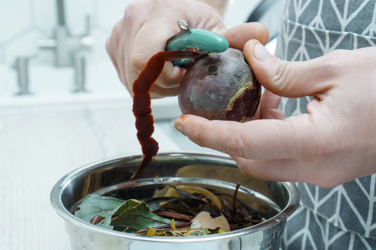 Peeling beets - Delicacies