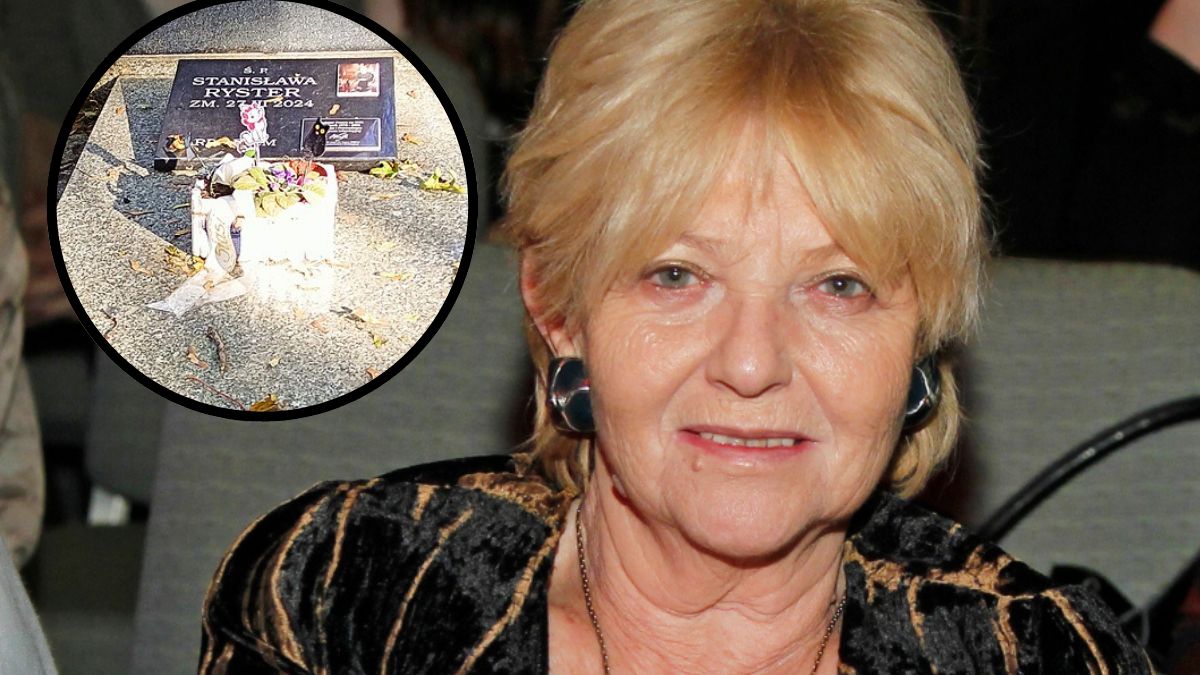 Specjalna tablica na grobie Stanisławy Ryster