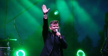 Zenon Martyniuk wystąpił podczas Dożynek Gminy Lubanie
