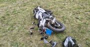 Popowo Borowe: Wypadek motocyklisty. 29-latek trafił do szpitala