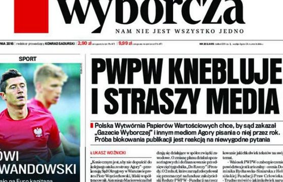 PWPW pozwała „Gazetę Wyborczą” za teksty o poprzednich pozwach, chce usunięcia fragmentów z internetu
