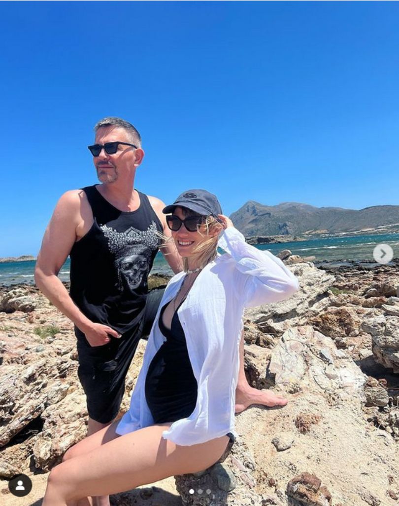 Krzysztof Ibisz z żoną Joanną uczcili pierwszą rocznicę ślubu wypadem do restauracji
