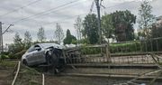 Warszawa: Wypadek na ul. Okopowej. Kierowca BMW wjechał w przystanek